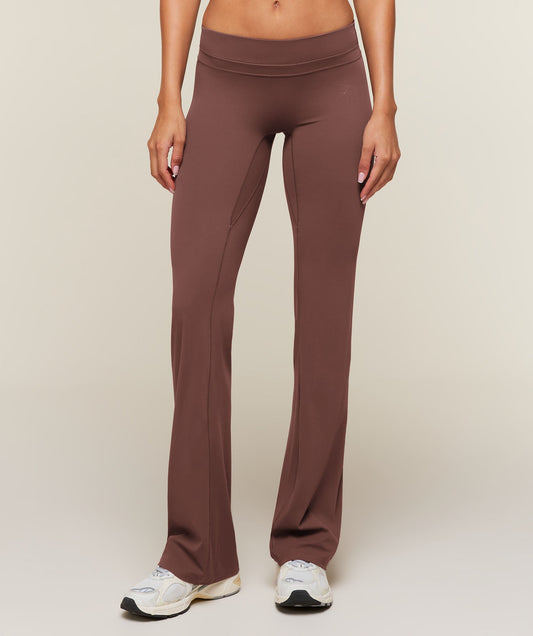 Gymshark Whitney Mid-Rise Flare Leggings Tall - Espresso Brown