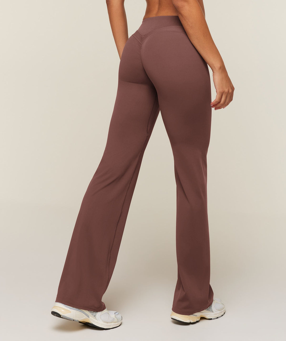 Gymshark Whitney Mid-Rise Flare Leggings Tall - Espresso Brown
