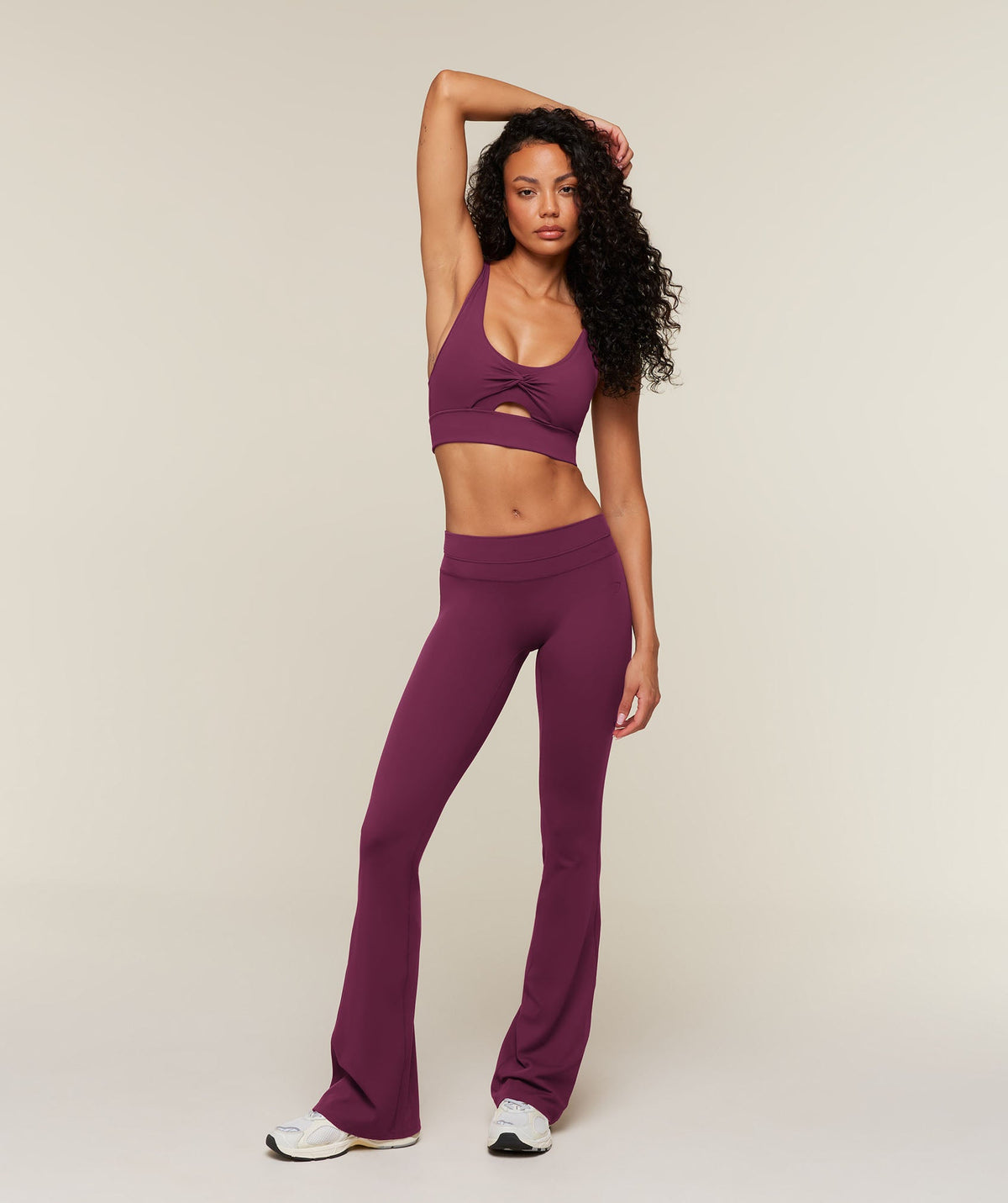 Gymshark Whitney Mid-Rise Mini Flare Tall - Strength Pink