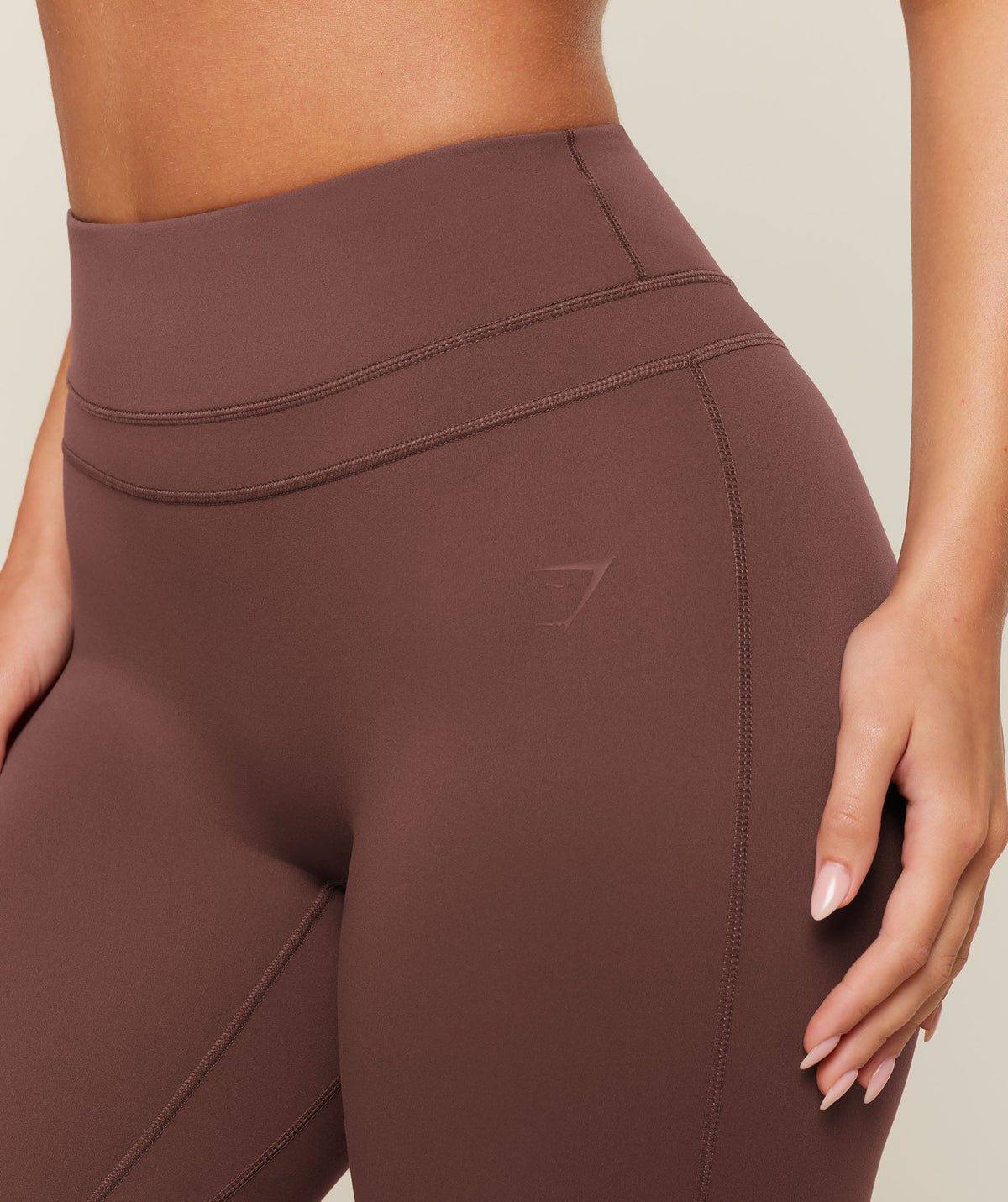 Gymshark Whitney High-Rise Mini Flare Regular - Espresso Brown