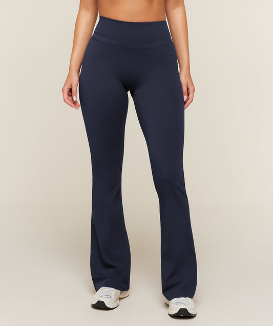 Gymshark Whitney High-Rise Mini Flare Regular - Heavy Blue