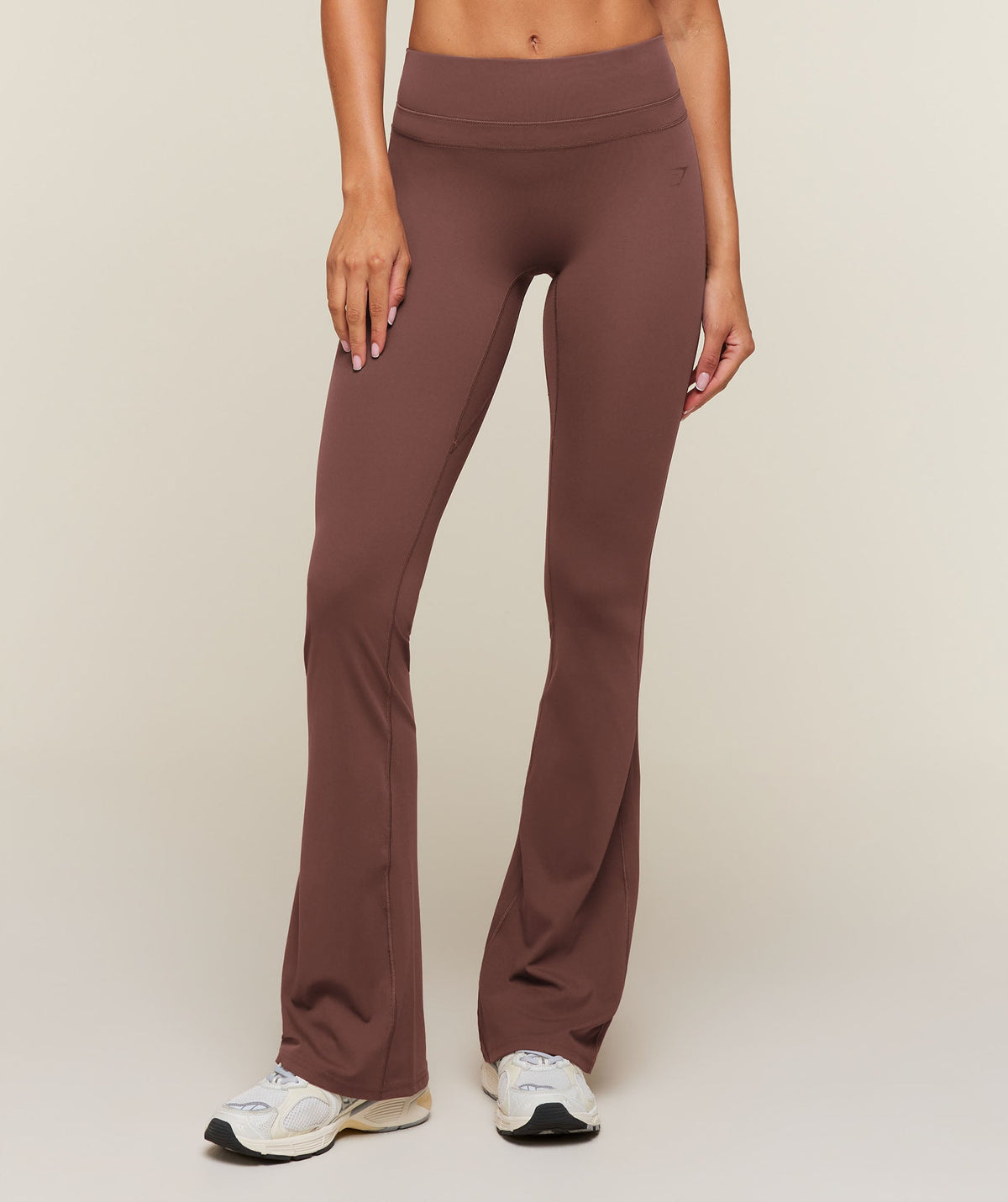 Gymshark Whitney High-Rise Mini Flare Tall - Espresso Brown