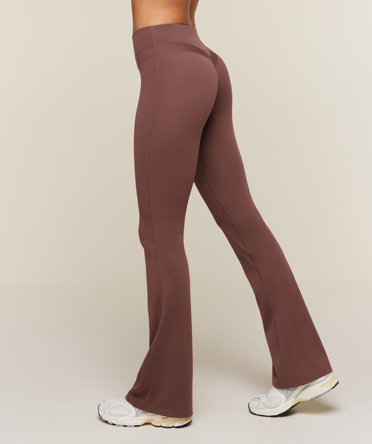 Gymshark Whitney High-Rise Mini Flare Tall - Espresso Brown