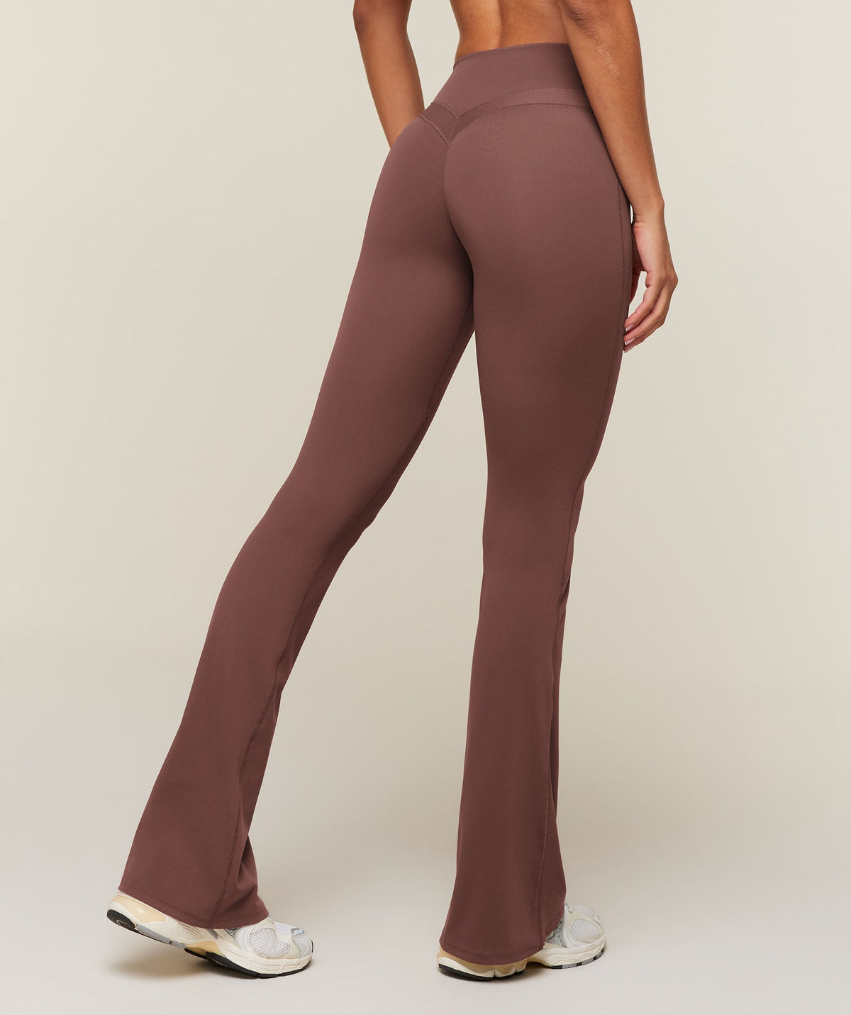 Gymshark Whitney High-Rise Mini Flare Tall - Espresso Brown