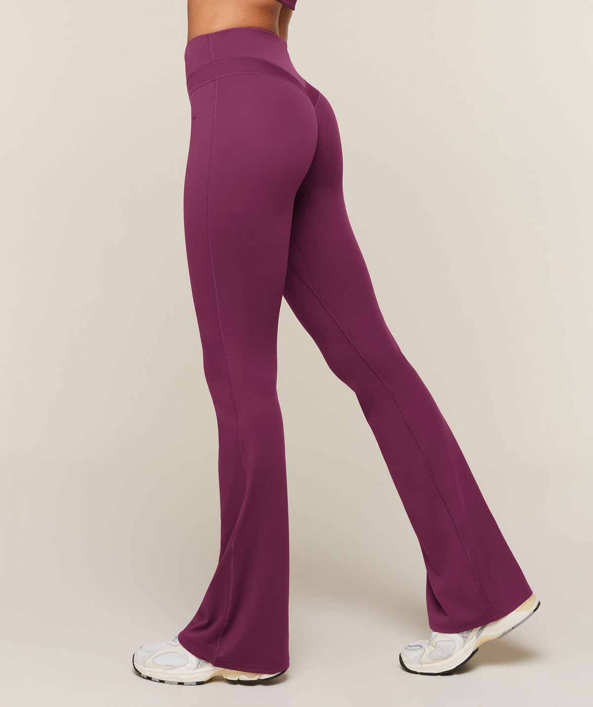 Gymshark Whitney High-Rise Mini Flare Tall - Strength Pink