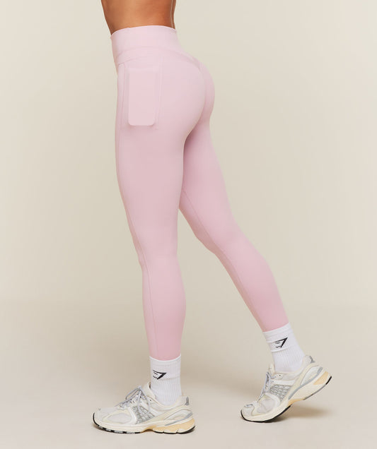 Gymshark Whitney High-Rise Pocket Leggings - Haze Pink