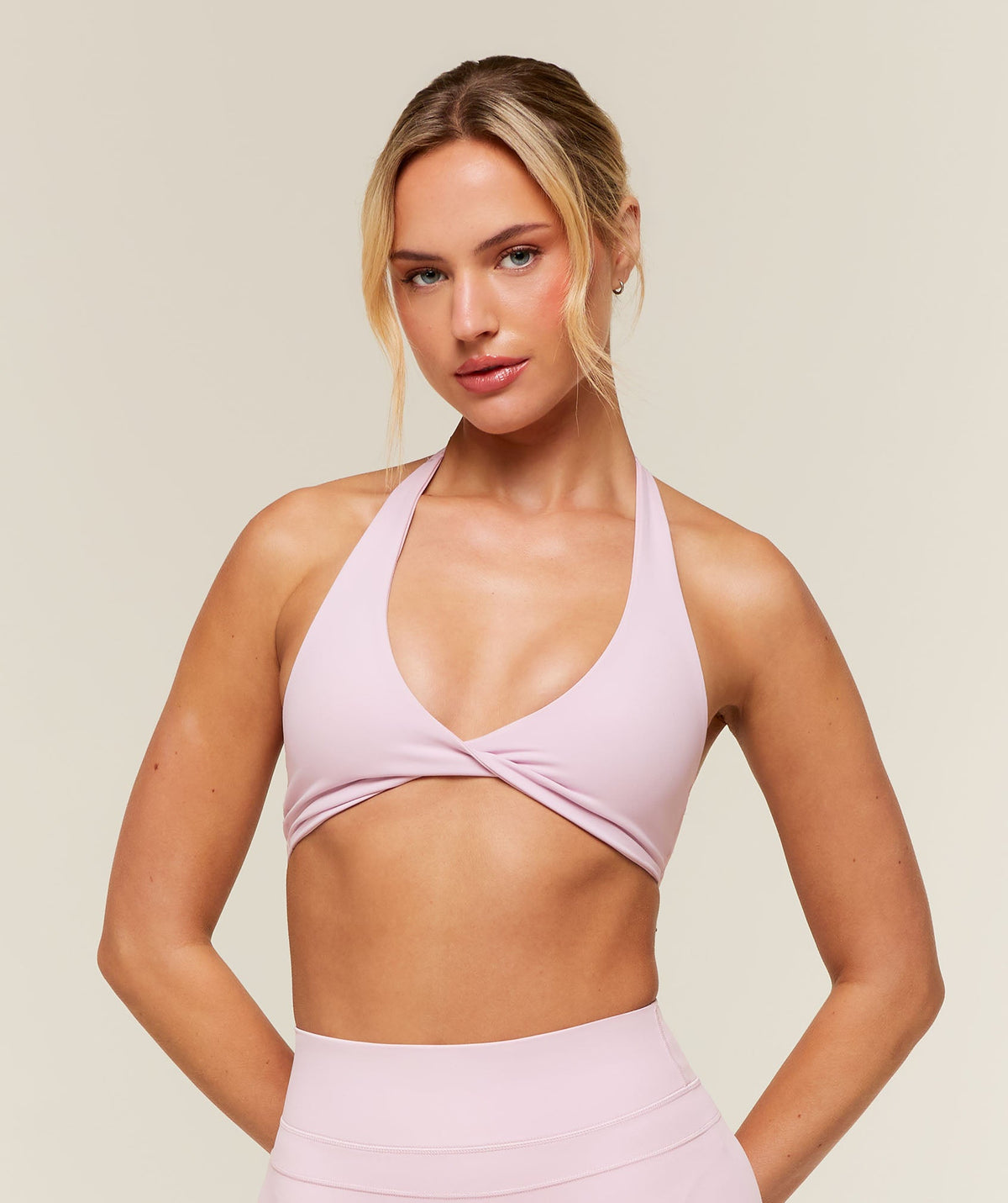 Gymshark Whitney Twist Sports Bra - Haze Pink