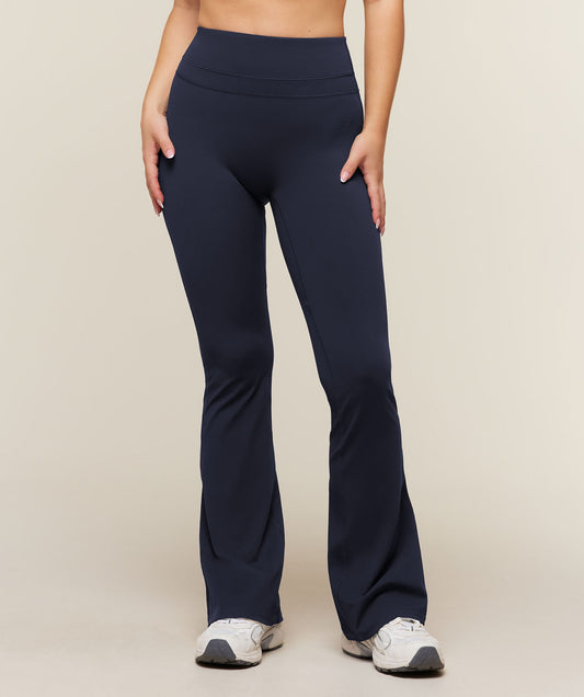 Gymshark Whitney High-Rise Mini Flare Short - Heavy Blue