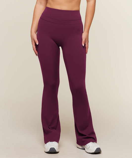 Gymshark Whitney High-Rise Mini Flare Short - Strength Pink