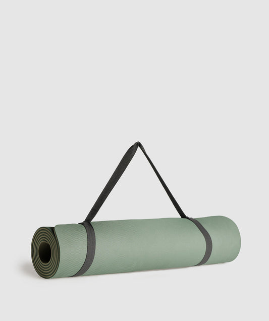 Gymshark Yoga Mat - Unit Green/Chalk Green