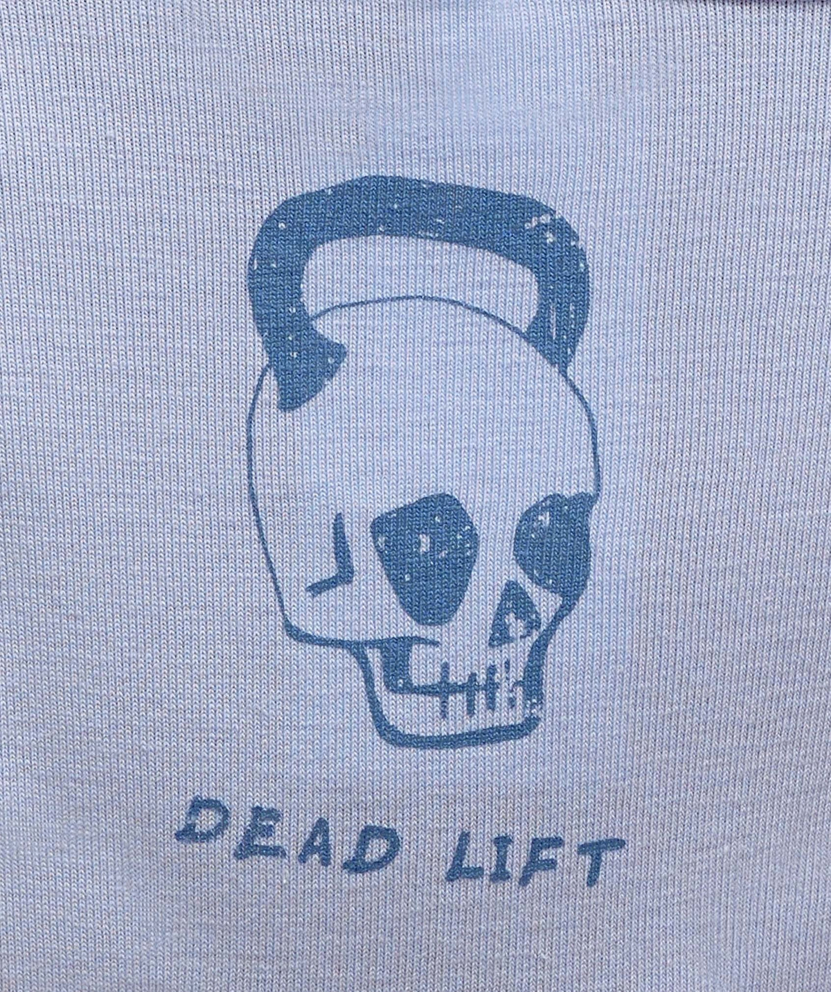 Gymshark Deadlift Graphic Cotton G-String - Gentle Blue