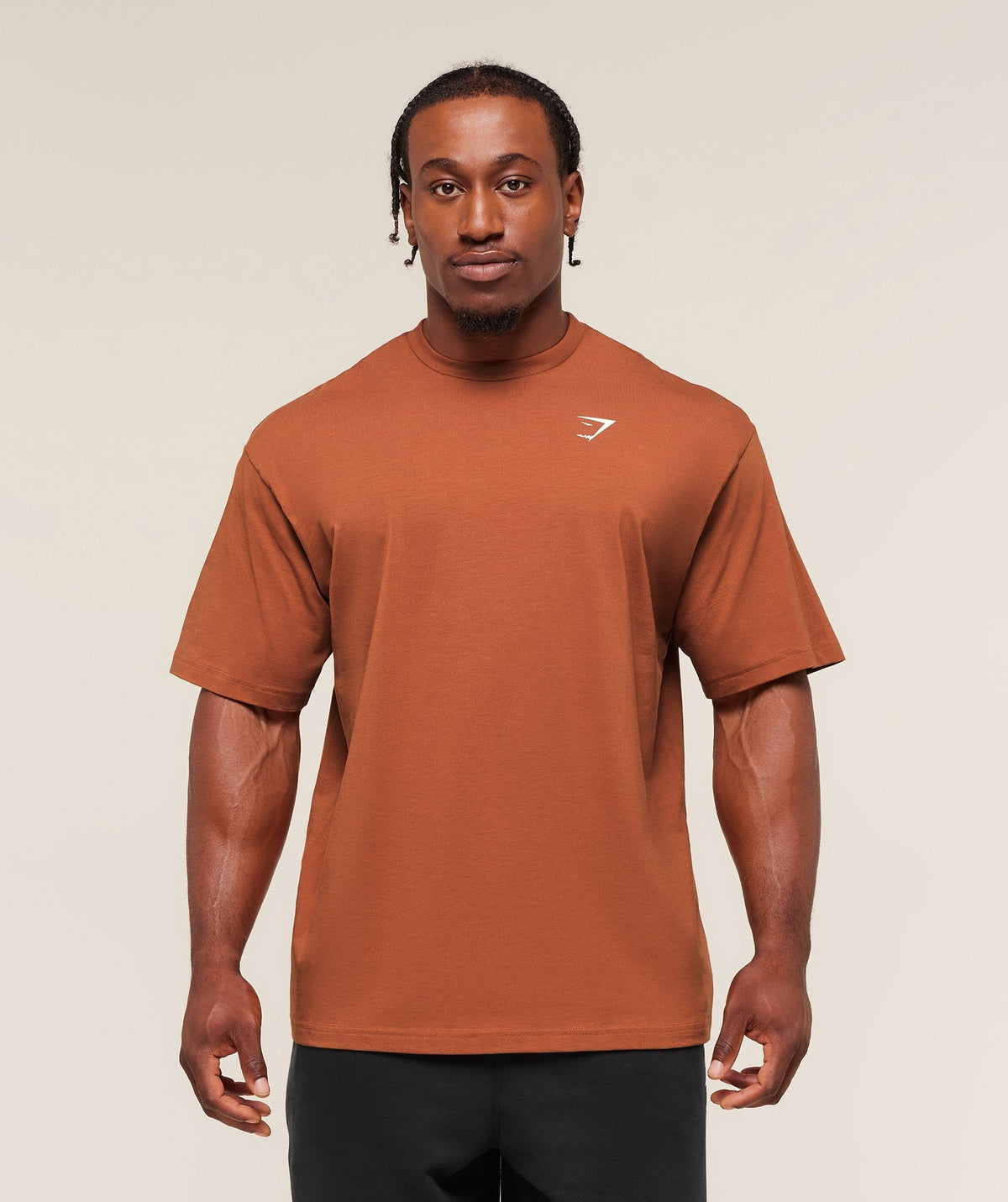 Gymshark Essential Short Sleeve Tee - Spiced Brown