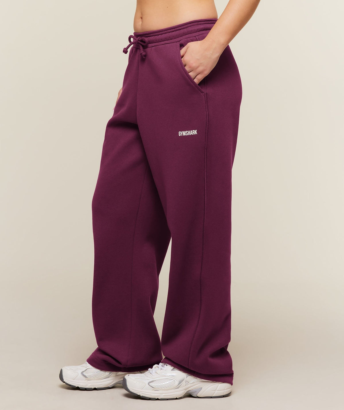 Gymshark Cosy Luxe Straight Leg Short Joggers - Strength Pink