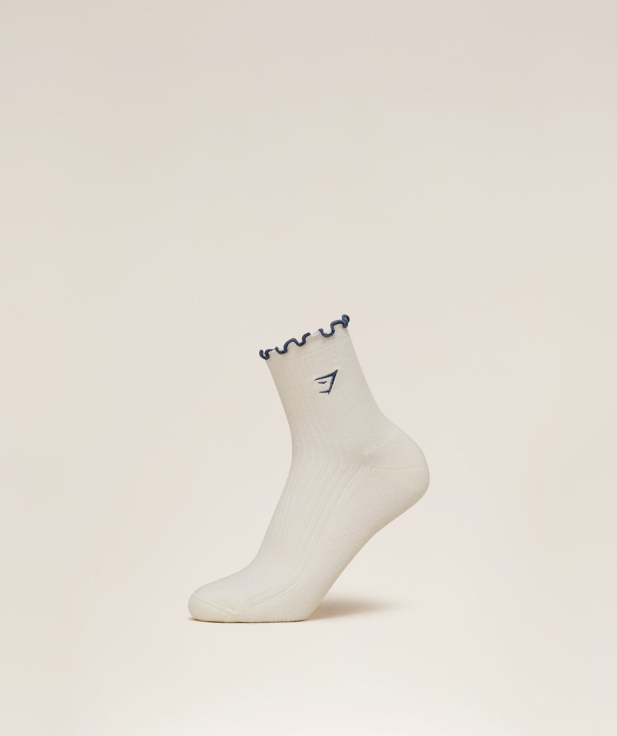 Gymshark Midi Frill Socks 3pk - Bench Blue/Worn Blue/Compound Blue