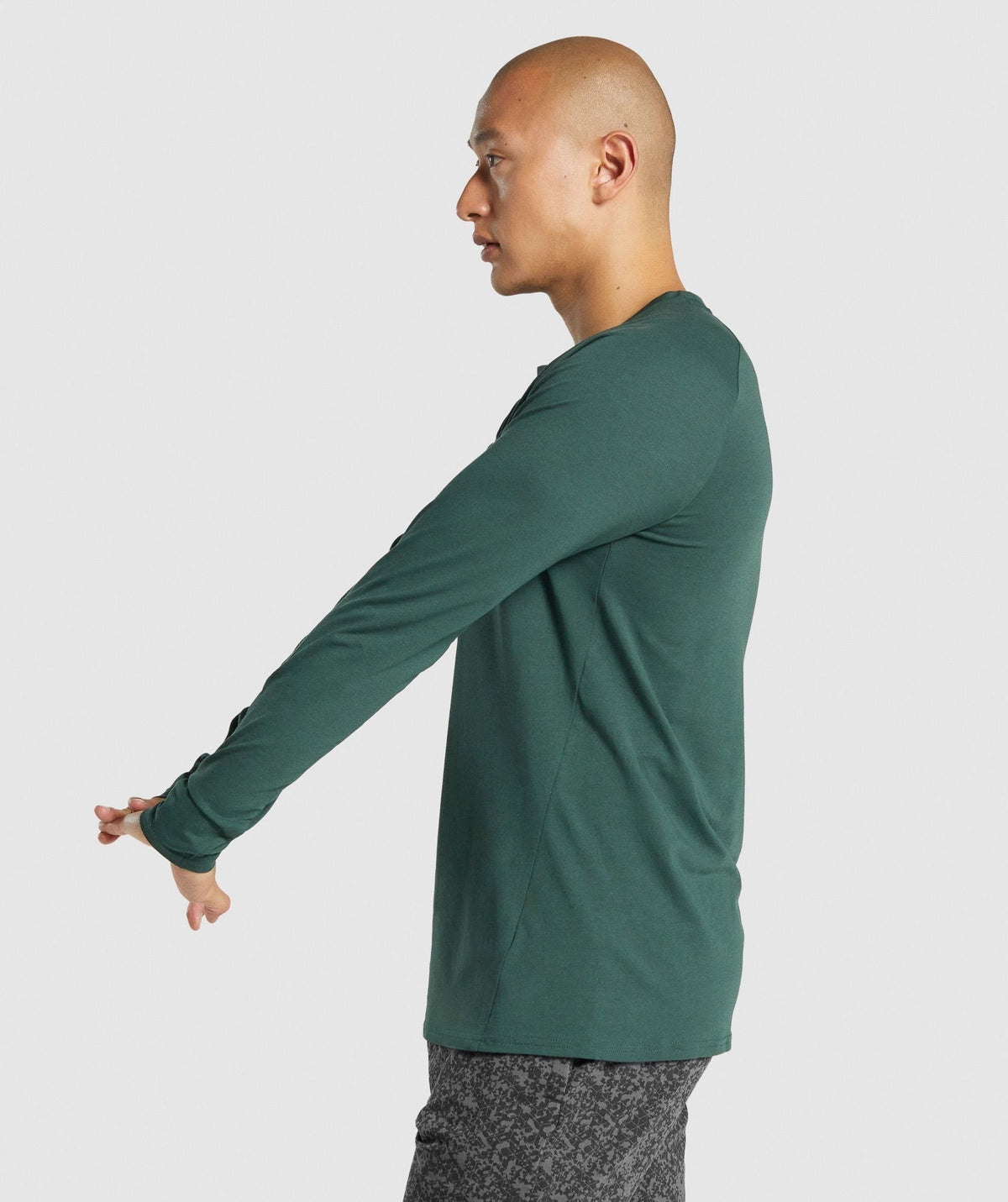 Gymshark Critical 2.0 Long Sleeve Tee - Dark Green