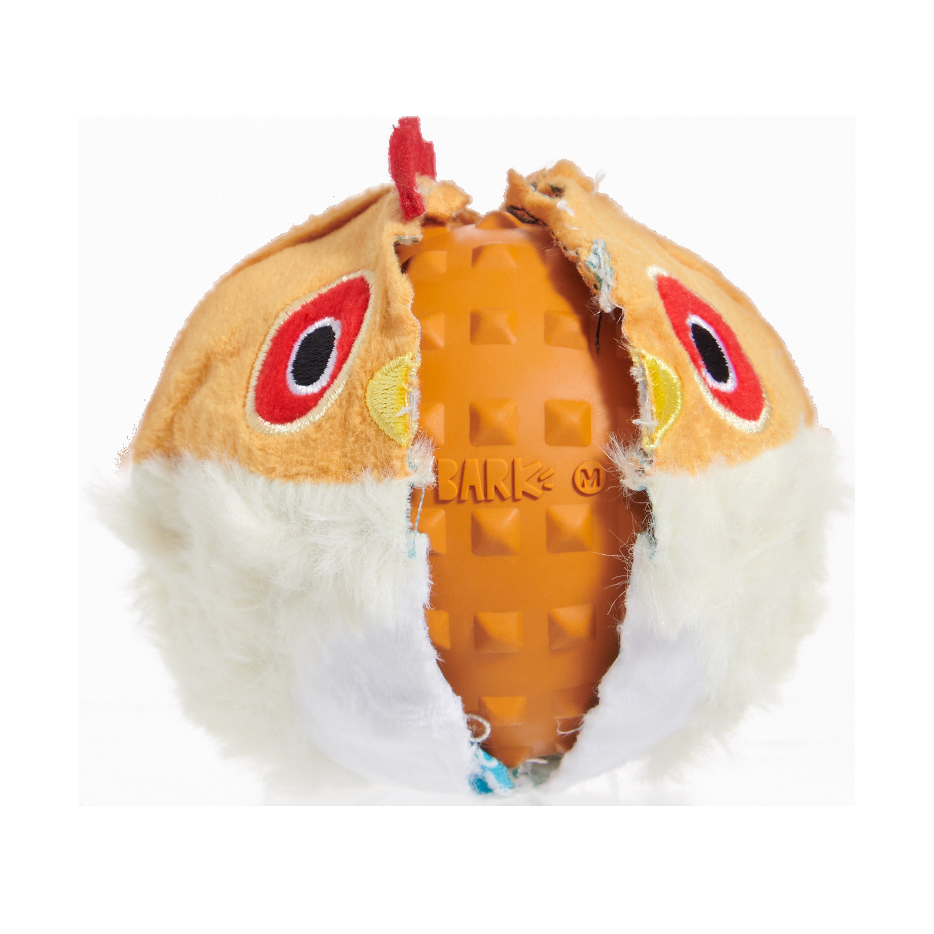 Tough Stuffed Turducken Durable Super Chewer 2-in-1 Rip and Reveal Dog Toy
