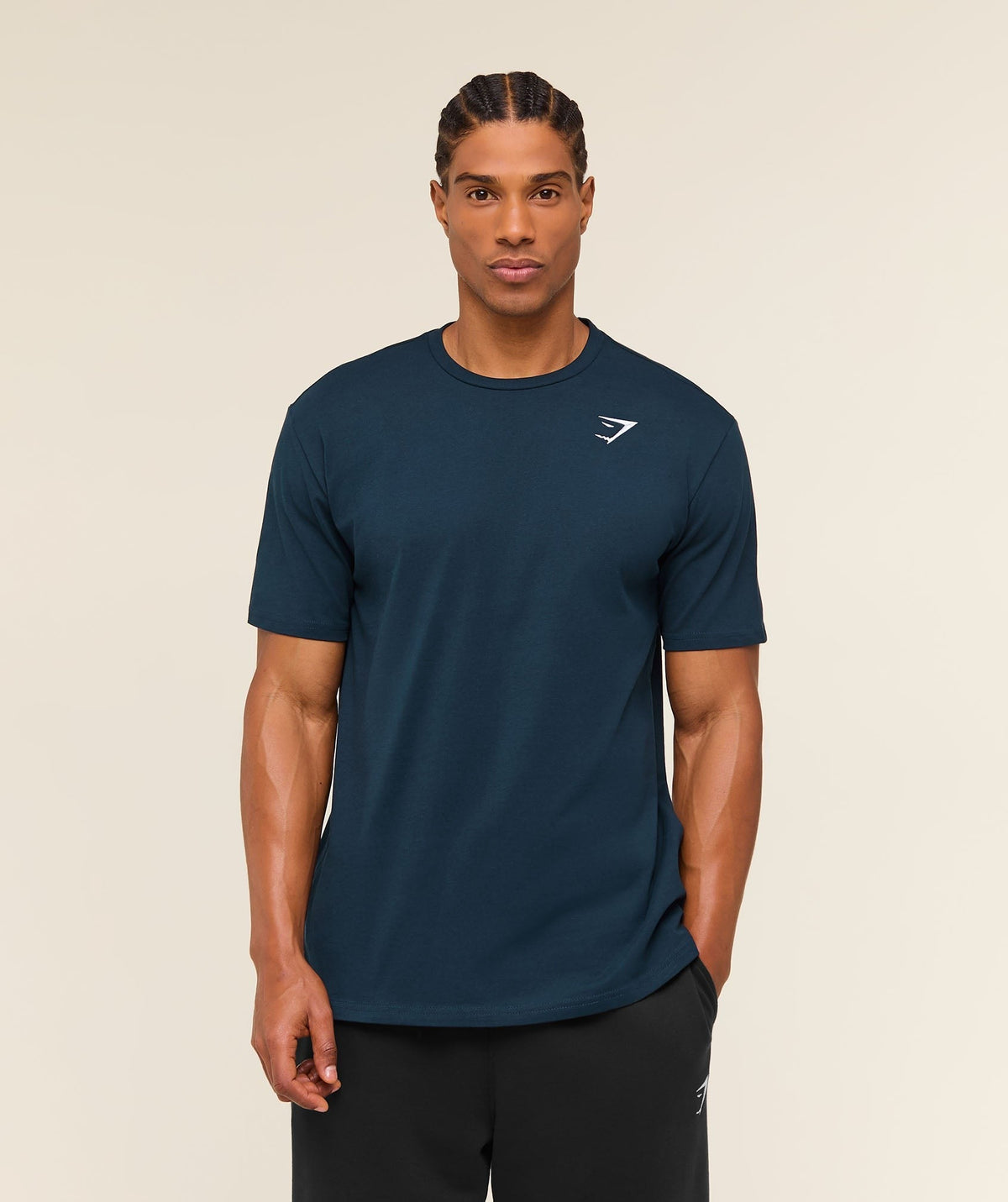 Gymshark Crest Tee - Navy