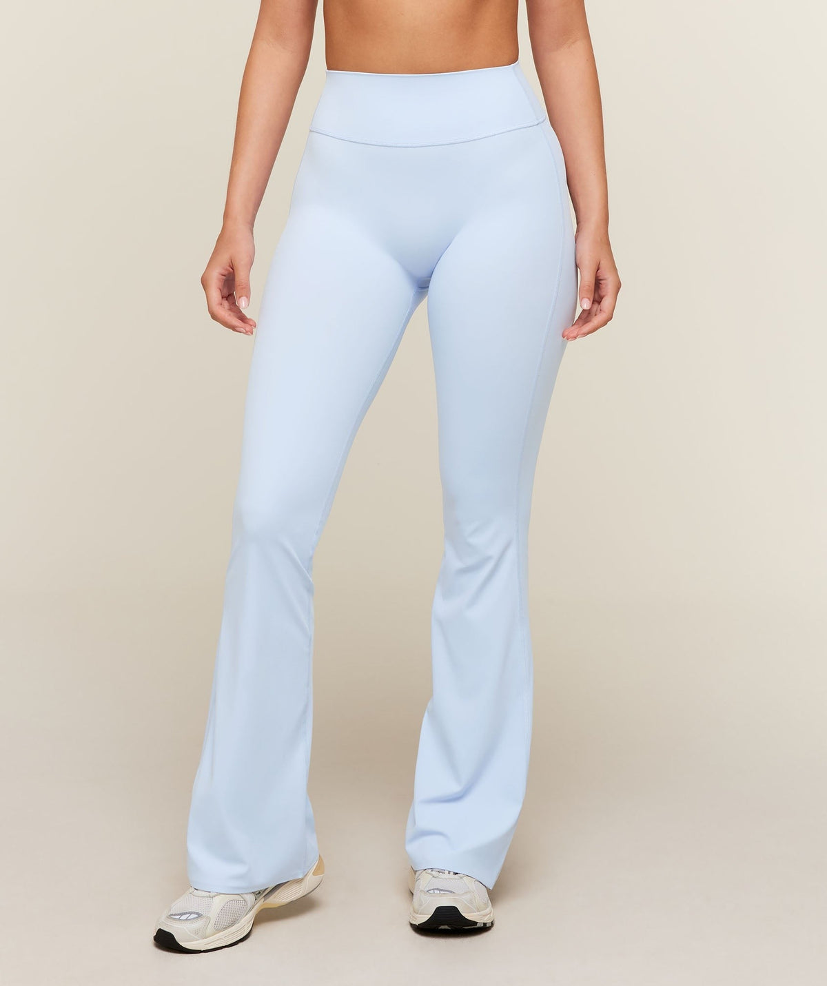 Gymshark Shape Bonded Flared Leggings - Tranquil Blue