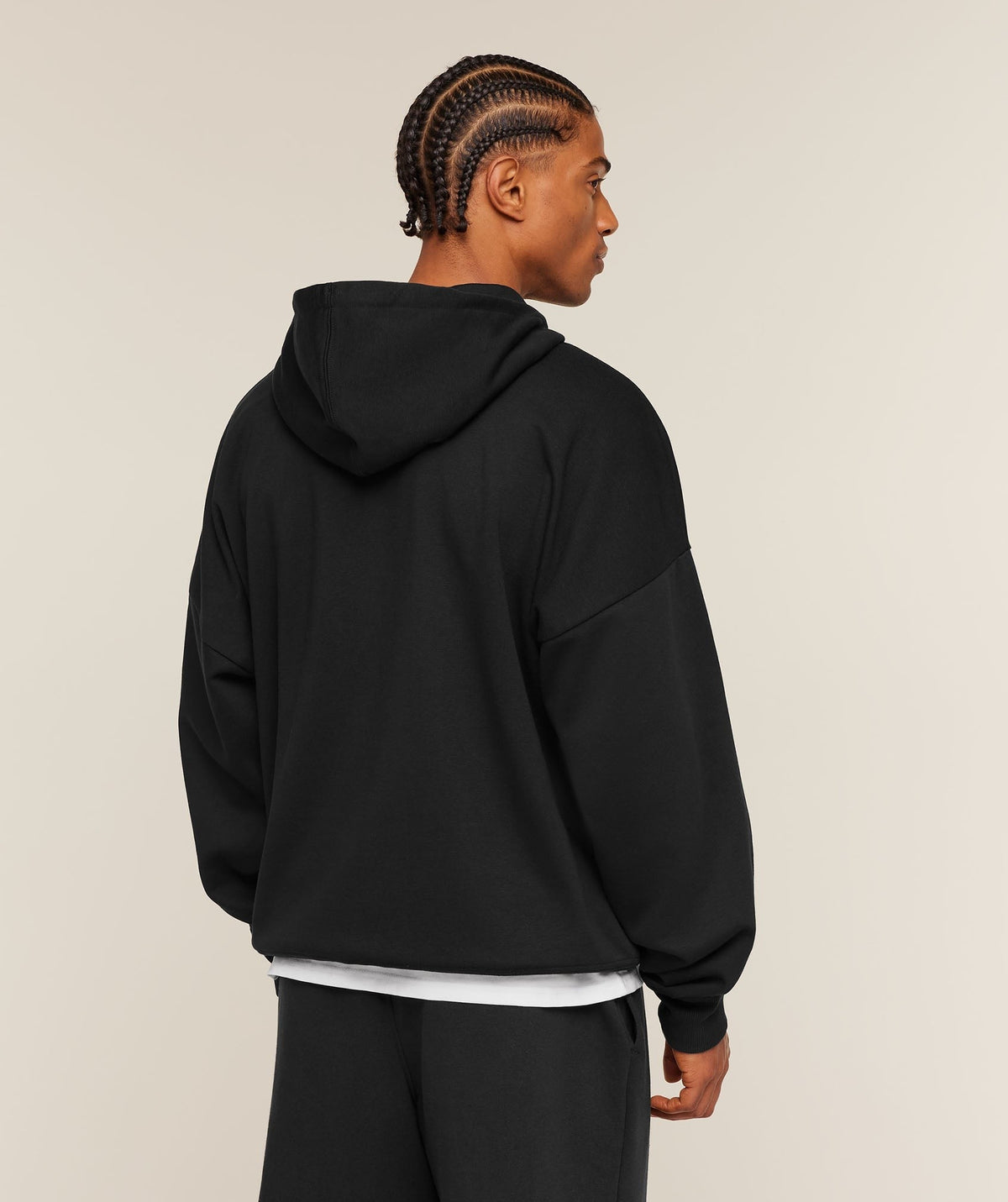 Gymshark Essential Oversized Zip Up Hoodie - Black