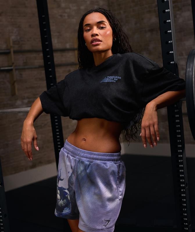 Gymshark Frazetta Graphic Tee - Black