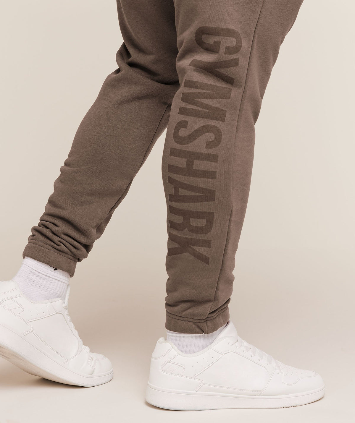 Gymshark Power Wordmark Jogger - Soft Brown
