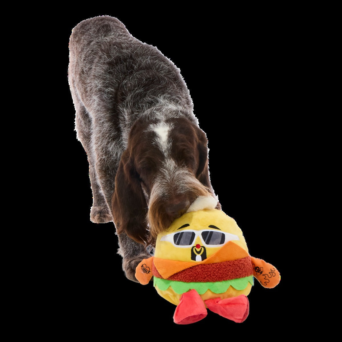 Flame-Grilled Fieri Plush Extra-Large + Tug Dog Toy