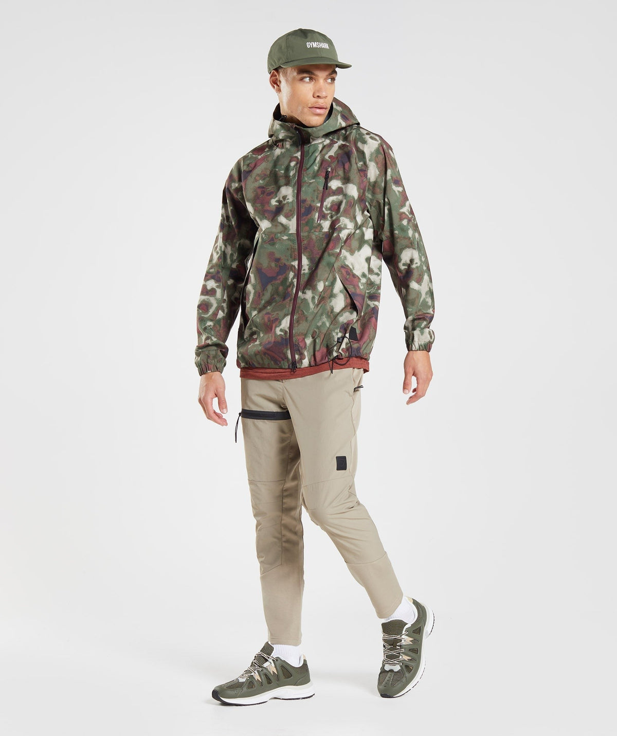 Gymshark Retake Woven Joggers - Cement Brown