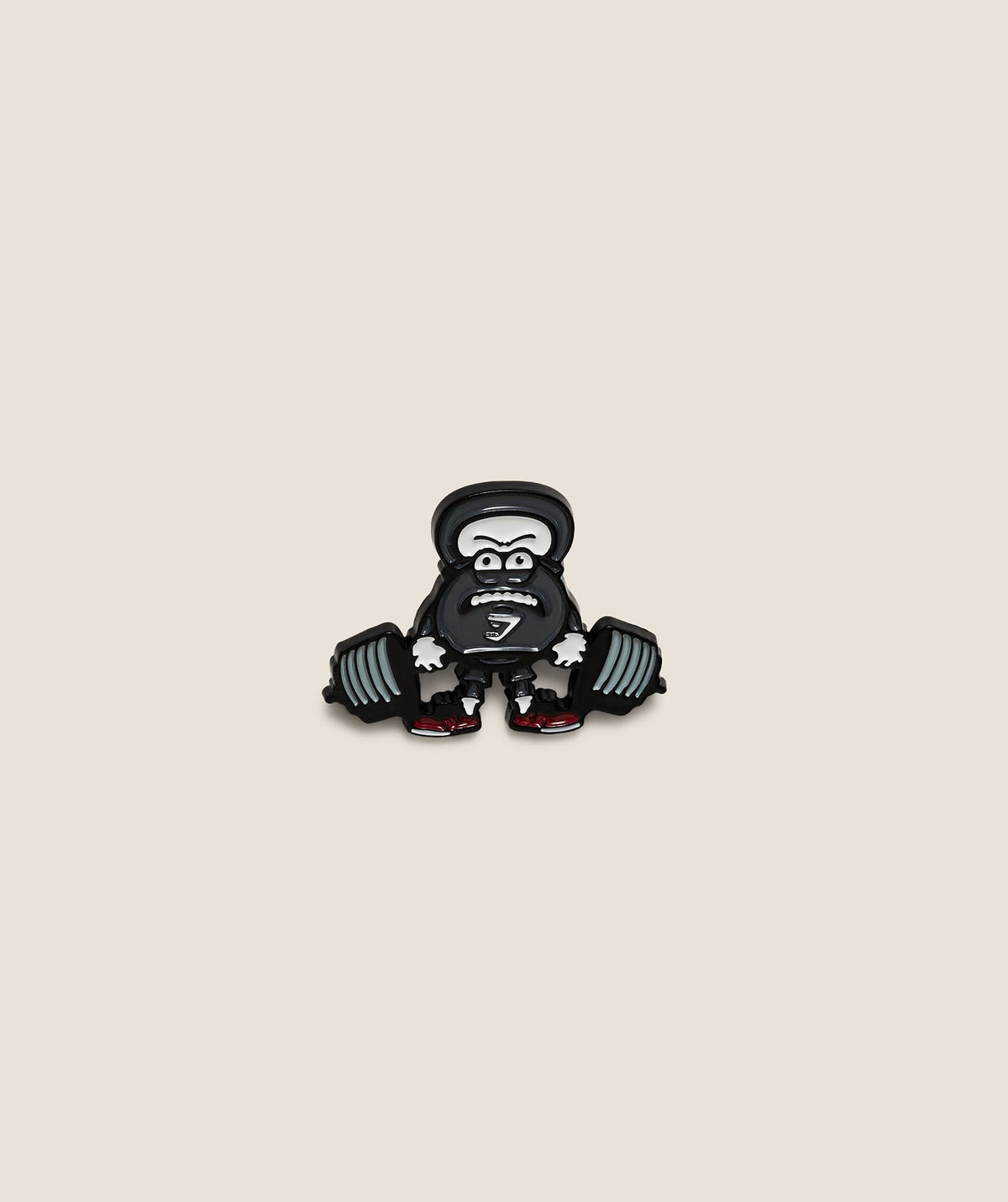 Gymshark Collectible Pin - Onyx Grey