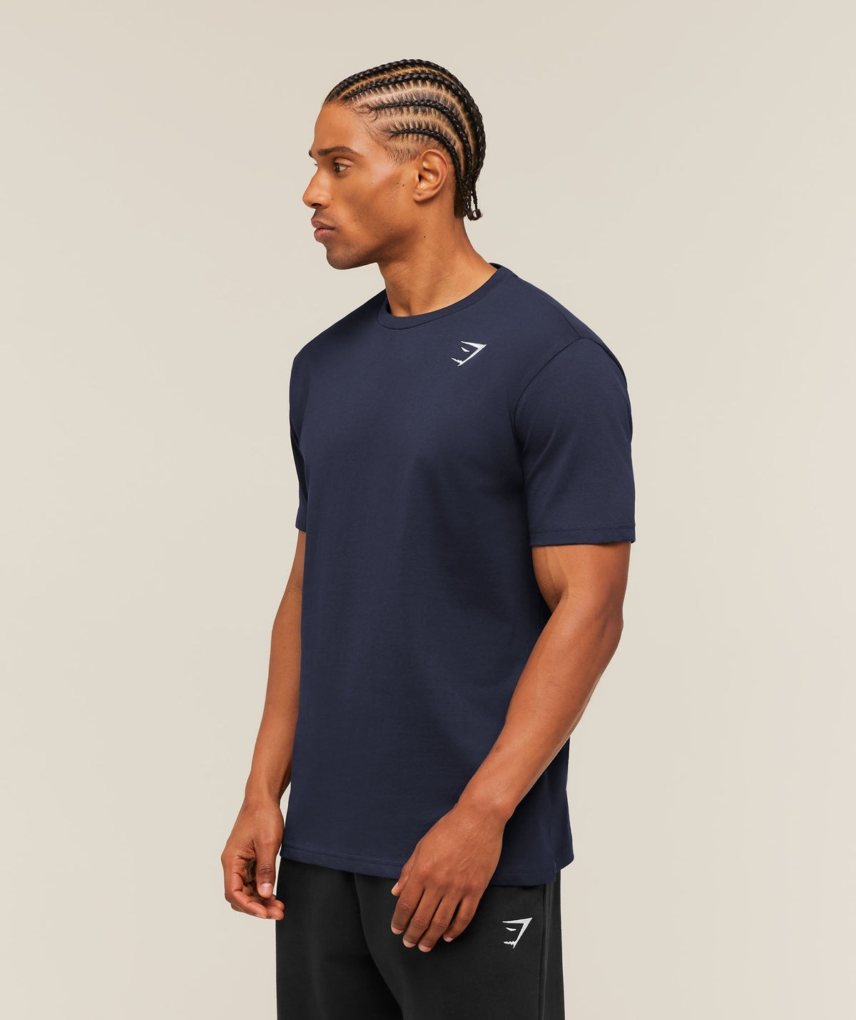 Gymshark Crest Tee - Heavy Blue