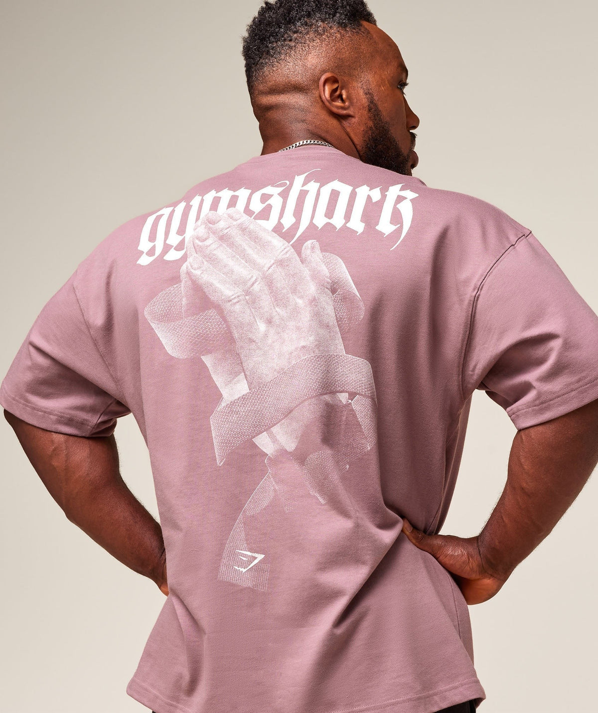 Gymshark Prayer Hands Tee - Calm Pink