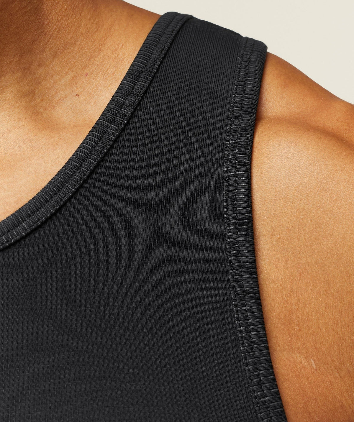 Gymshark Lifestyle Ribbed Tank - Black