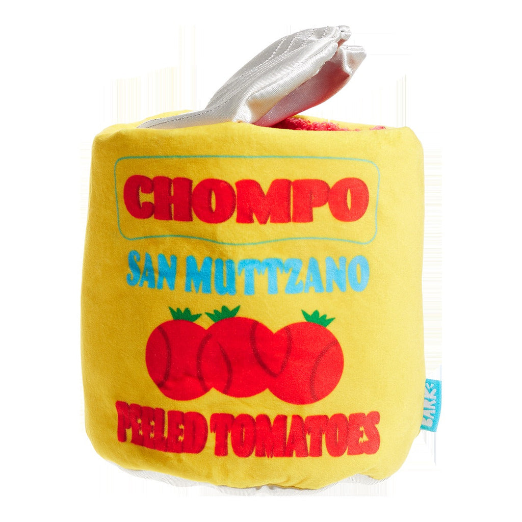 San Muttzano Tomatoes Plush Multi-Part Enrichment + Fetch Dog Toy