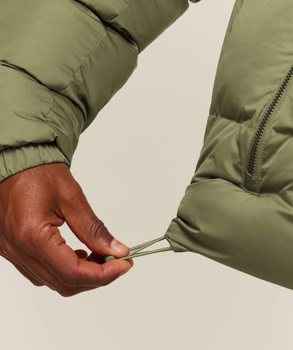 Gymshark Puffer Jacket - Grounded Green