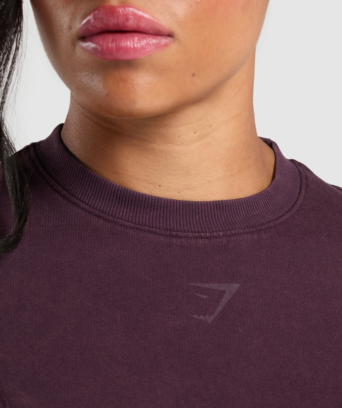Gymshark Power Tee - Depth Purple/Acid Wash Small Ball