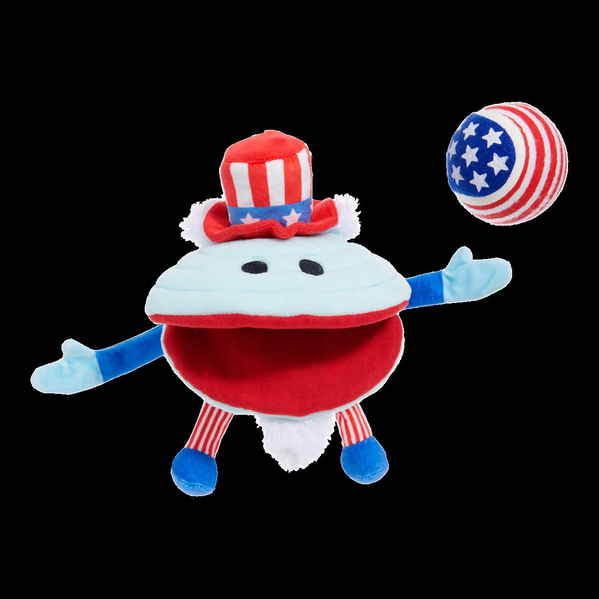 Uncle Clam Plush Multi-Part + Fetch Dog Toy