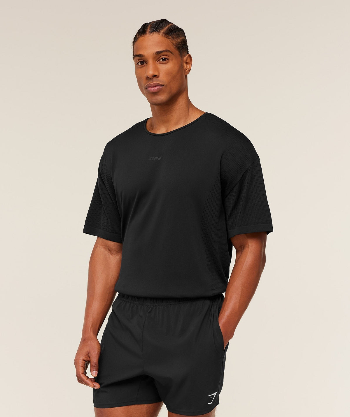 Gymshark Distance Seamless Tee - Black