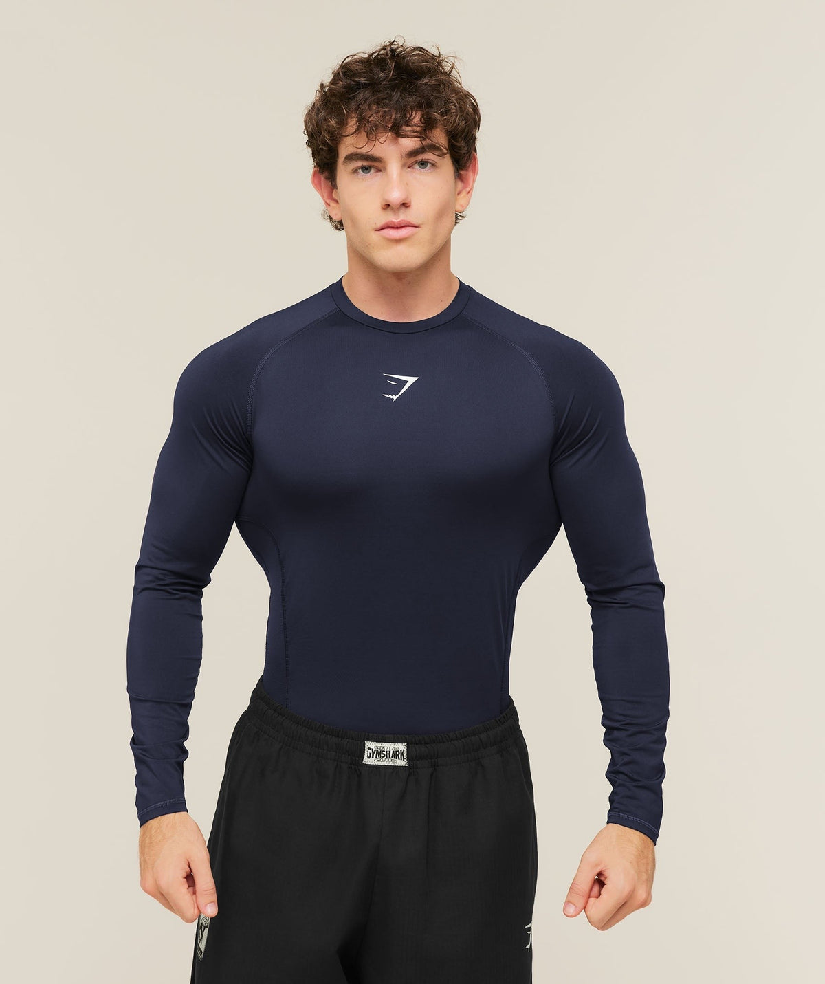 Gymshark Element Baselayer Long Sleeve Tee - Heavy Blue