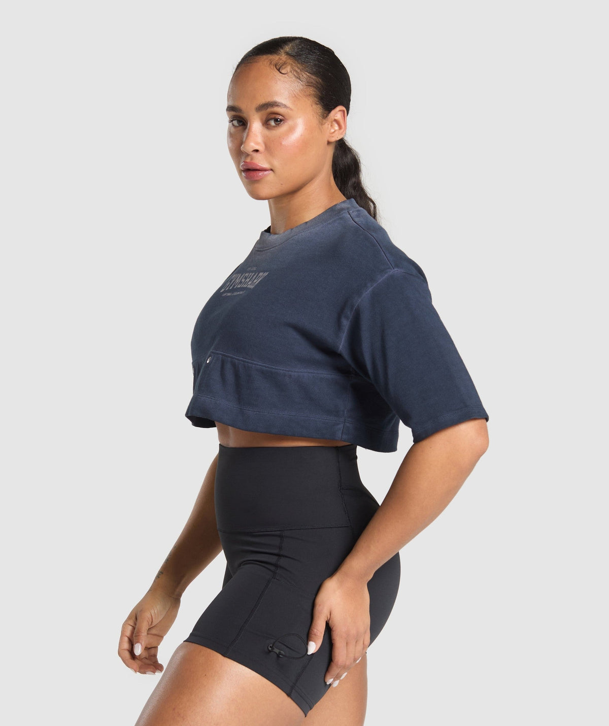 Gymshark Rest Day Heavyweight Tee - Heavy Blue/Wash