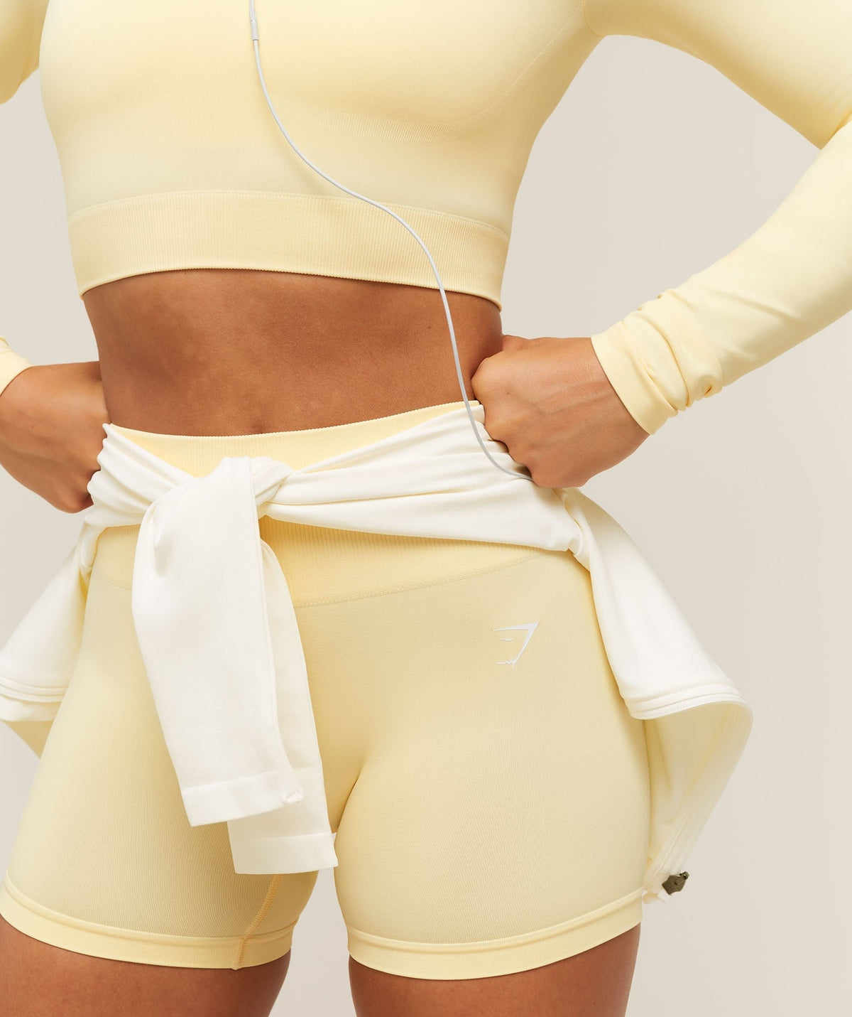 Gymshark Everyday Seamless Shorts - Butter Yellow