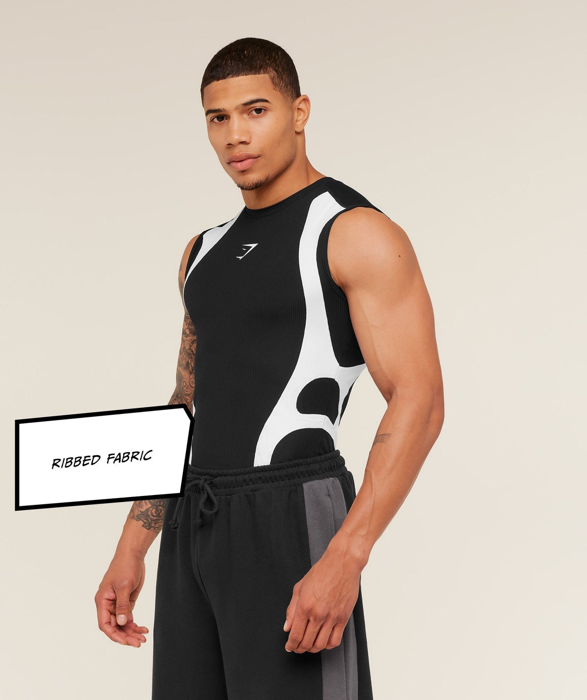 Gymshark GS x Carlos Tank Baselayer - Black