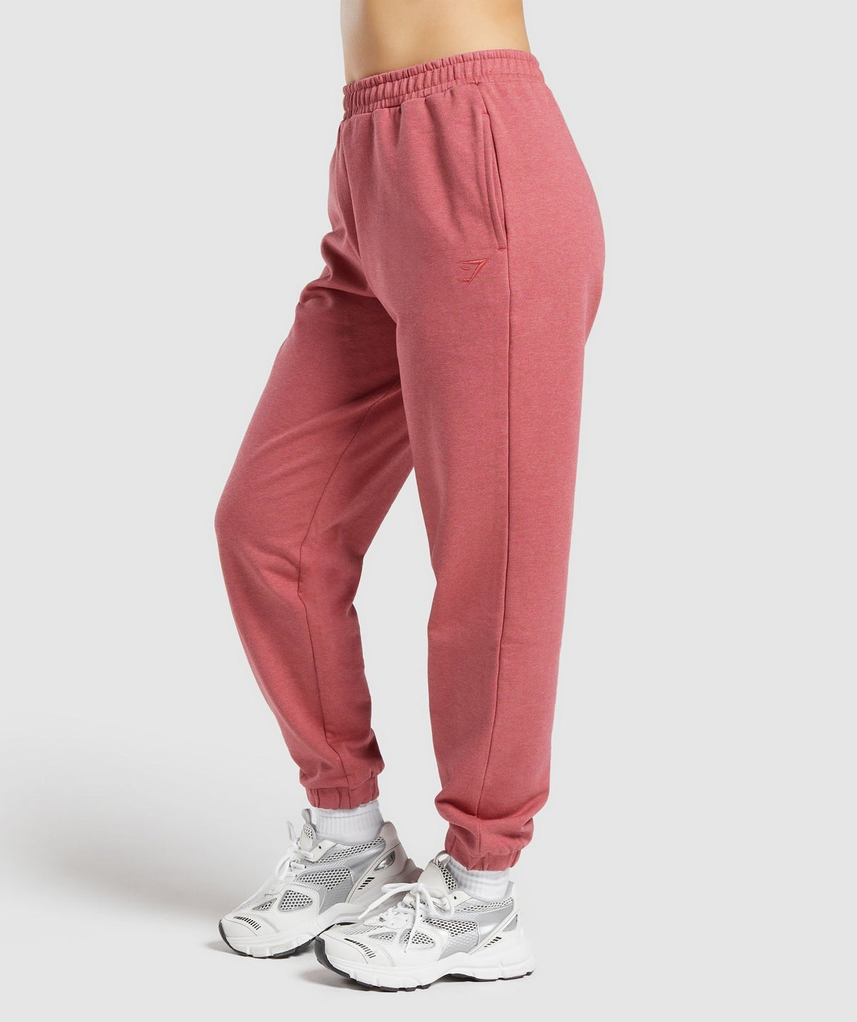 Gymshark Rest Day Sweats Joggers - Bros Heritage Pink Marl