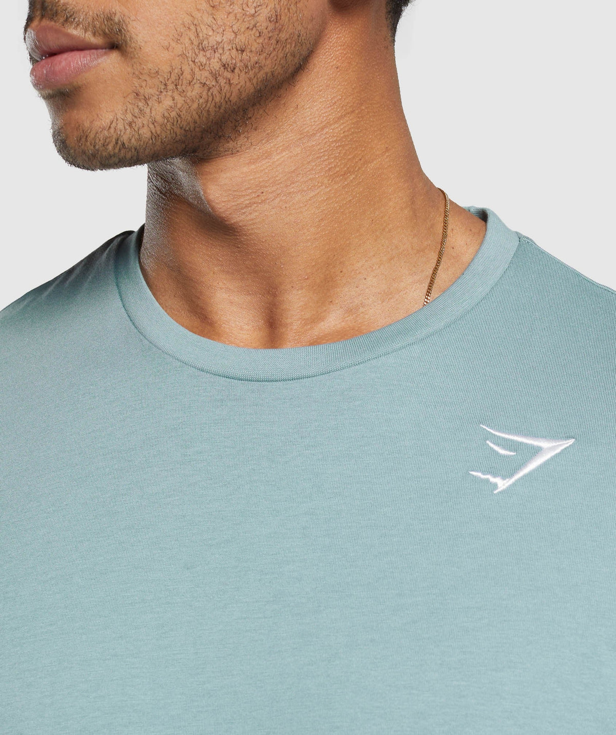 Gymshark Crest Tee - Rest Blue