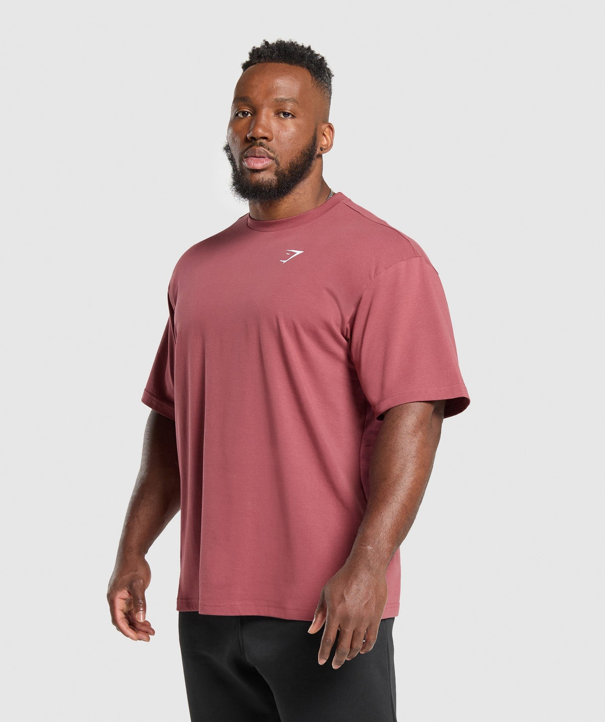 Gymshark Essential Short Sleeve Tee - Washed Berry Pink