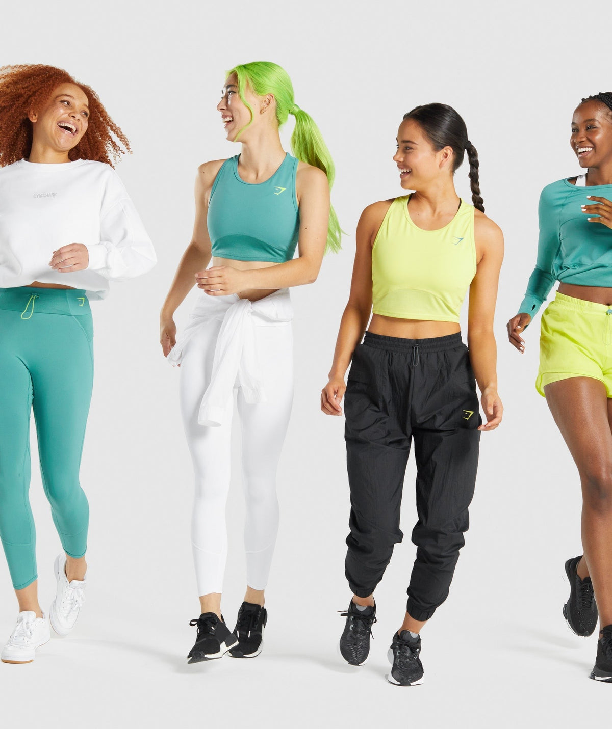 Gymshark Pulse Crop Tank - Teal