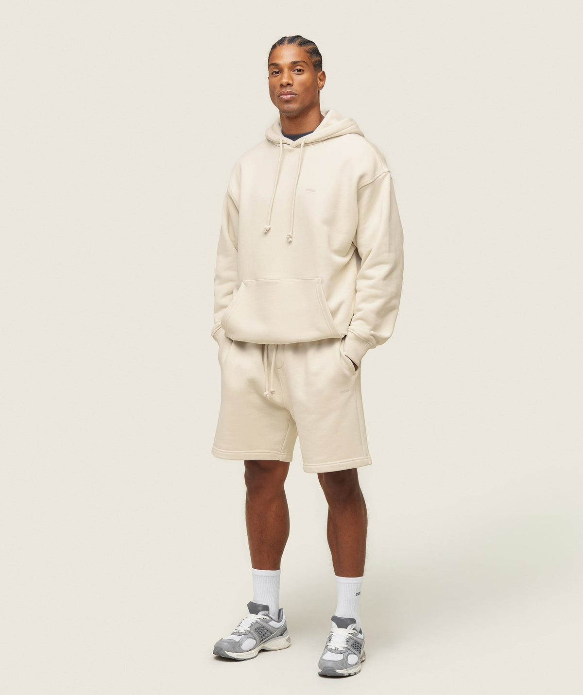 Gymshark Lifestyle Relaxed Hoodie - Oat White