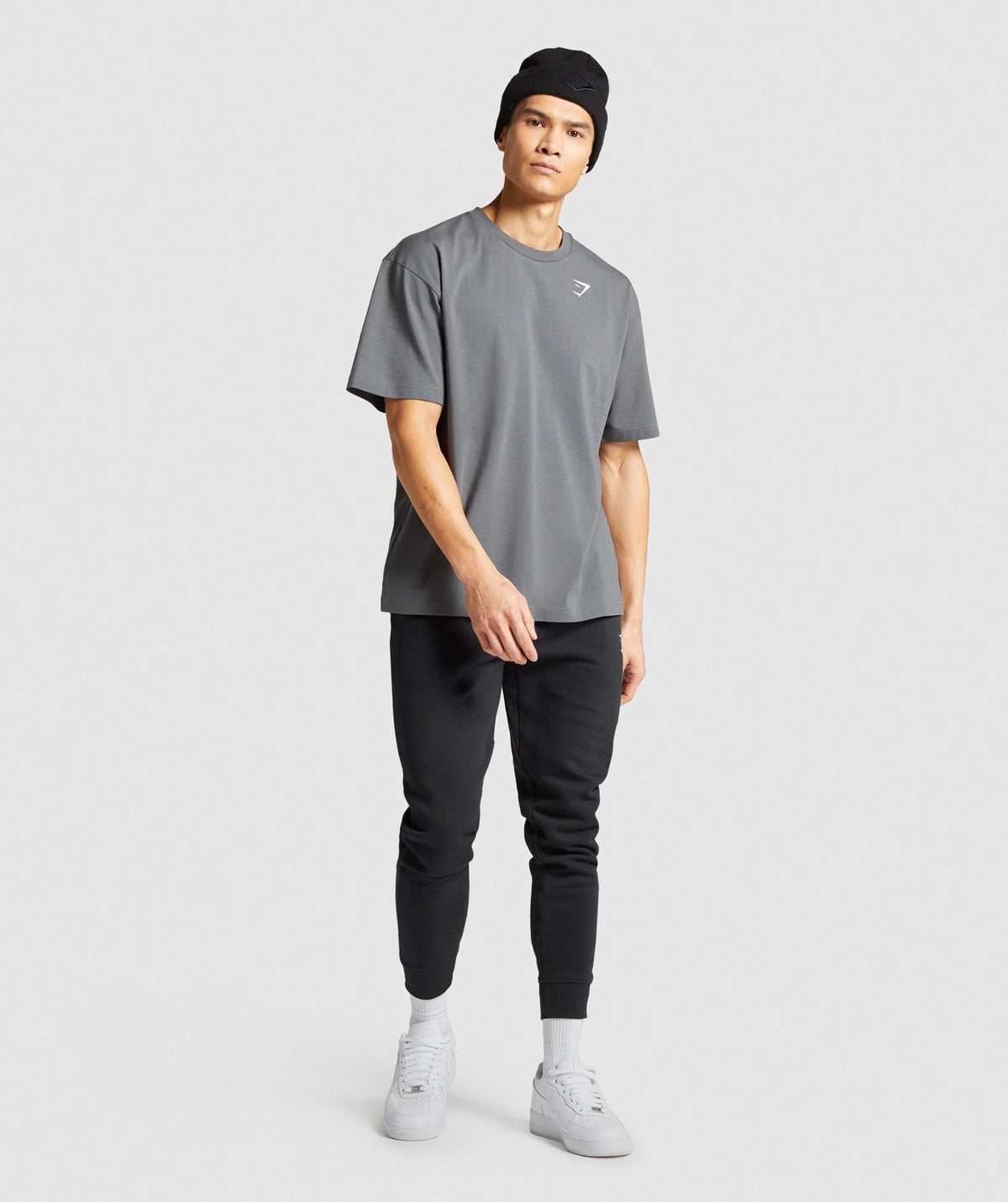 Gymshark Essential Oversized Tee - Charcoal