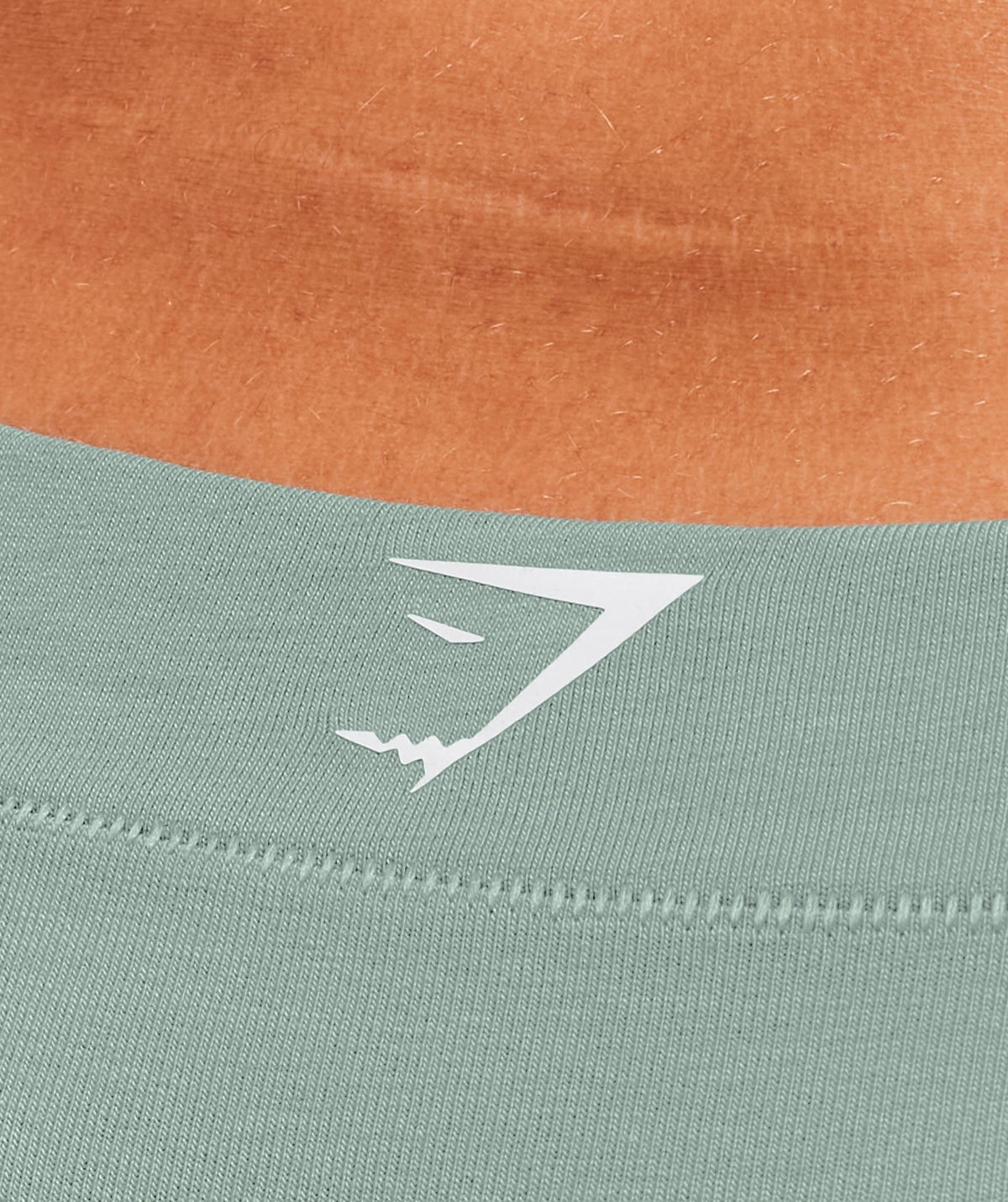 Gymshark Deadlift Graphic Cotton Thong - Celeste Blue