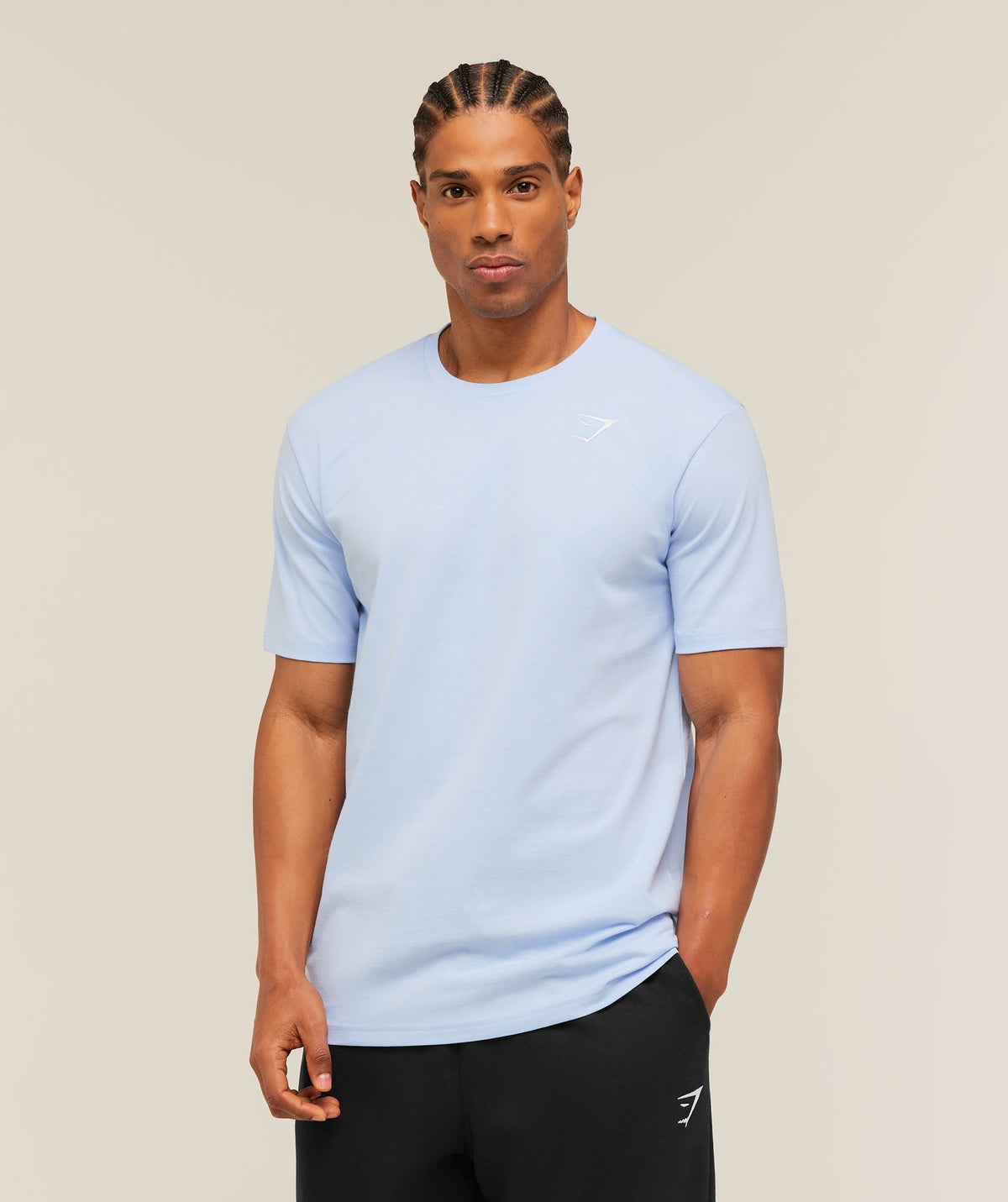 Gymshark Crest Tee - Tranquil Blue