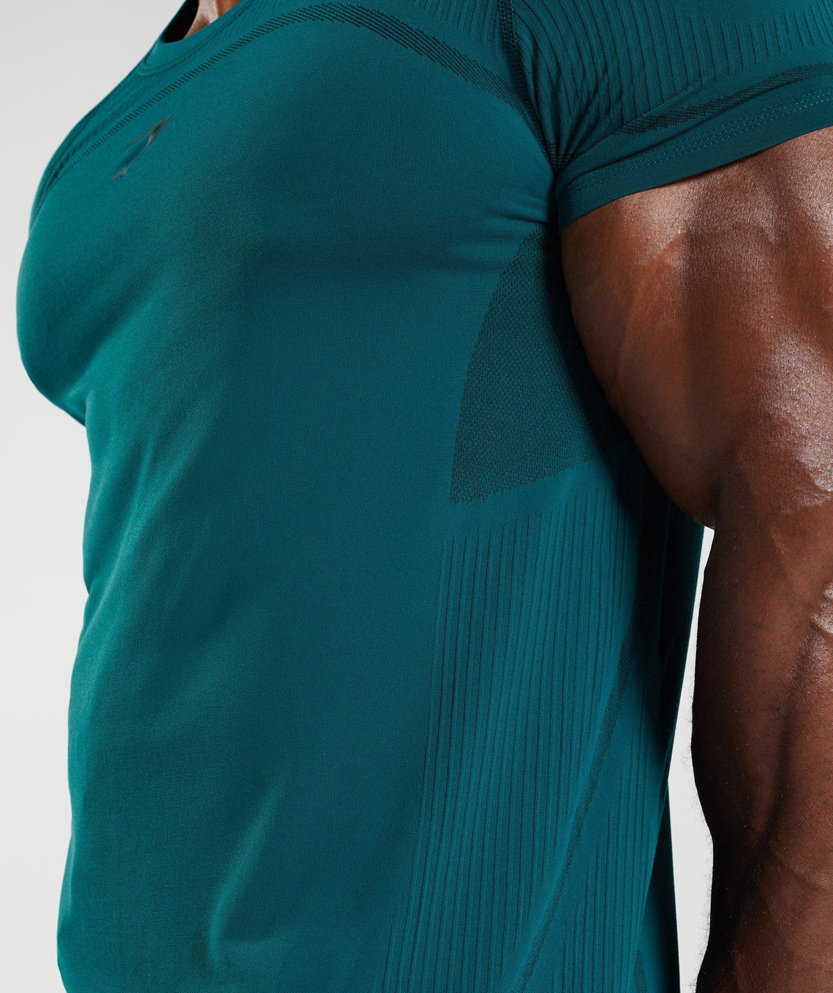 Gymshark 315 Seamless Tee - Winter Teal/Black