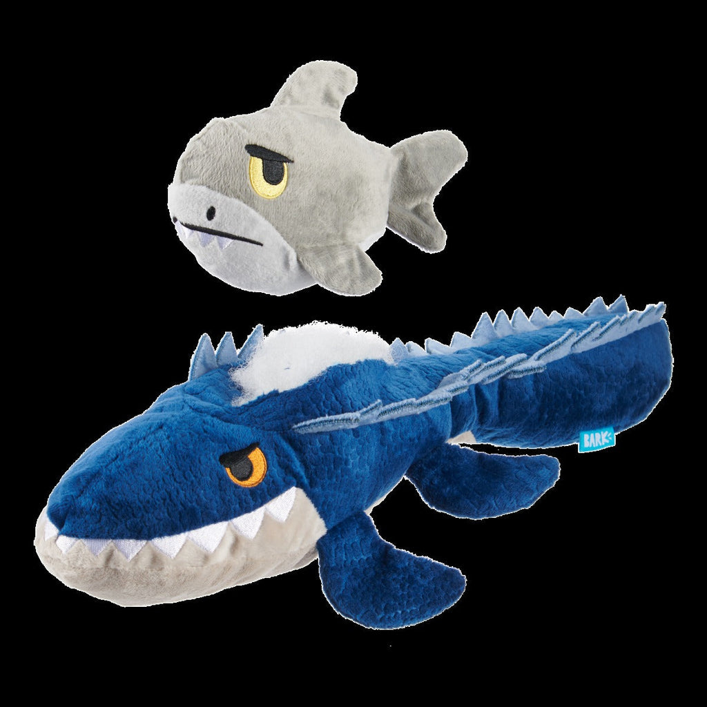 Mosasaurus Plush 2-in-1 Rip and Reveal Dog Toy